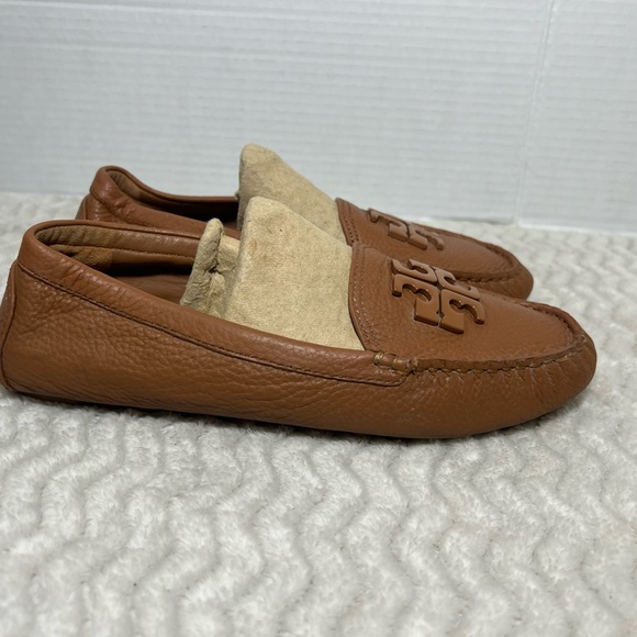Tory Burch Lowell 2 Womens Size 6.5M Brown Leather Slip On Loafers Driving Shoes - Picture 6 of 13